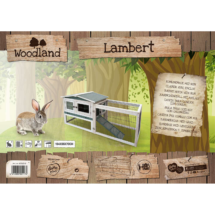 DUVO+ Woodland Kaninchenstall Lambert Cottage